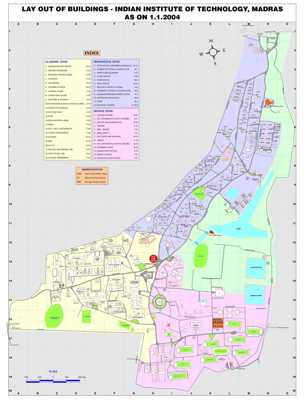 iit india. kgm แผนที่
