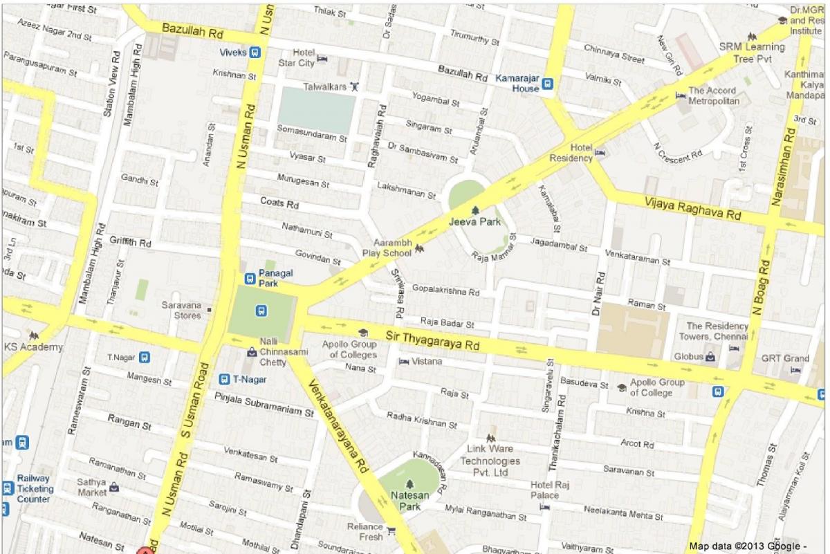 แผนที่ของ india. kgm ที Nagar
