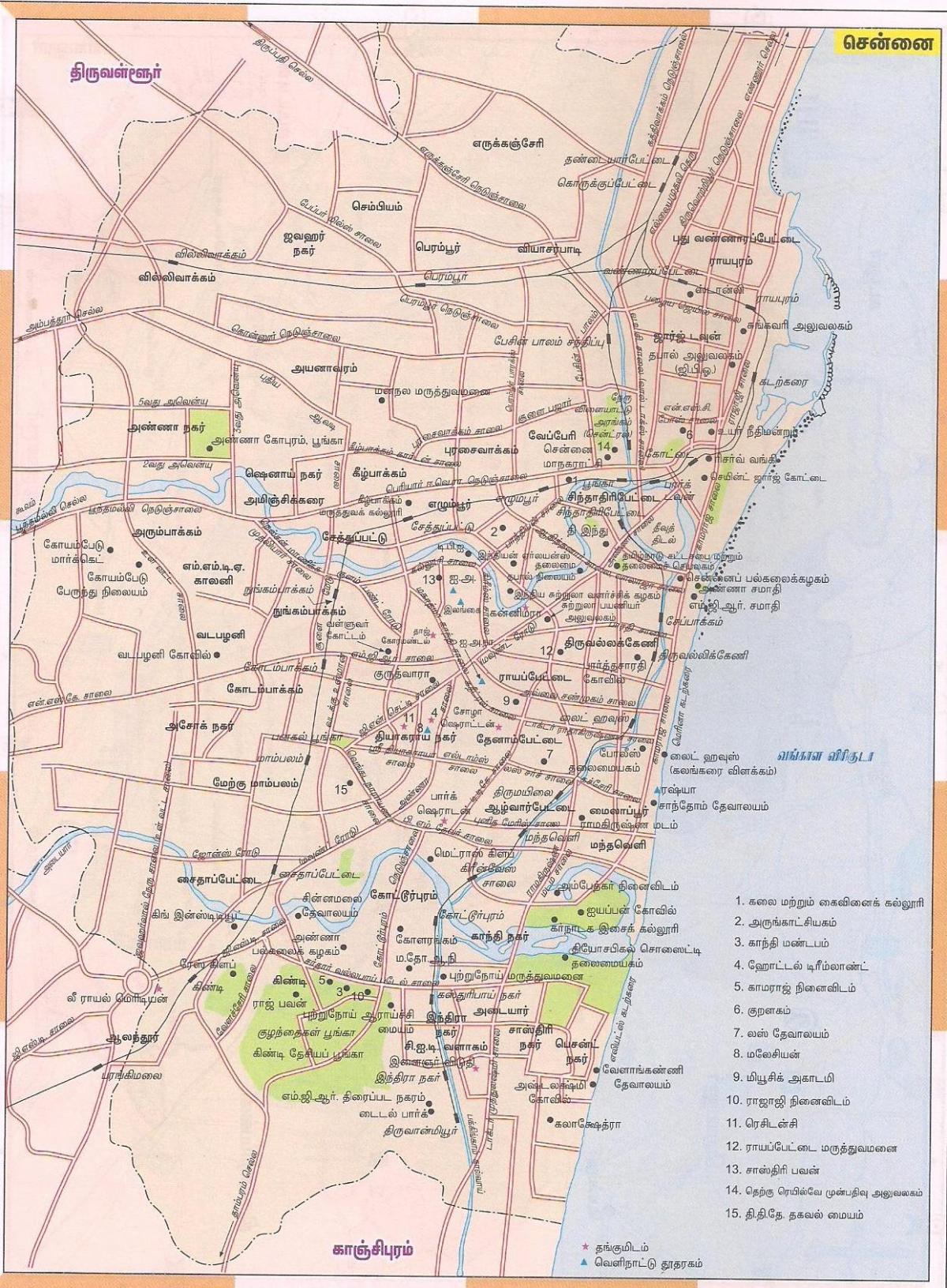 เส้นทางบนแผนที่ของ india. kgm