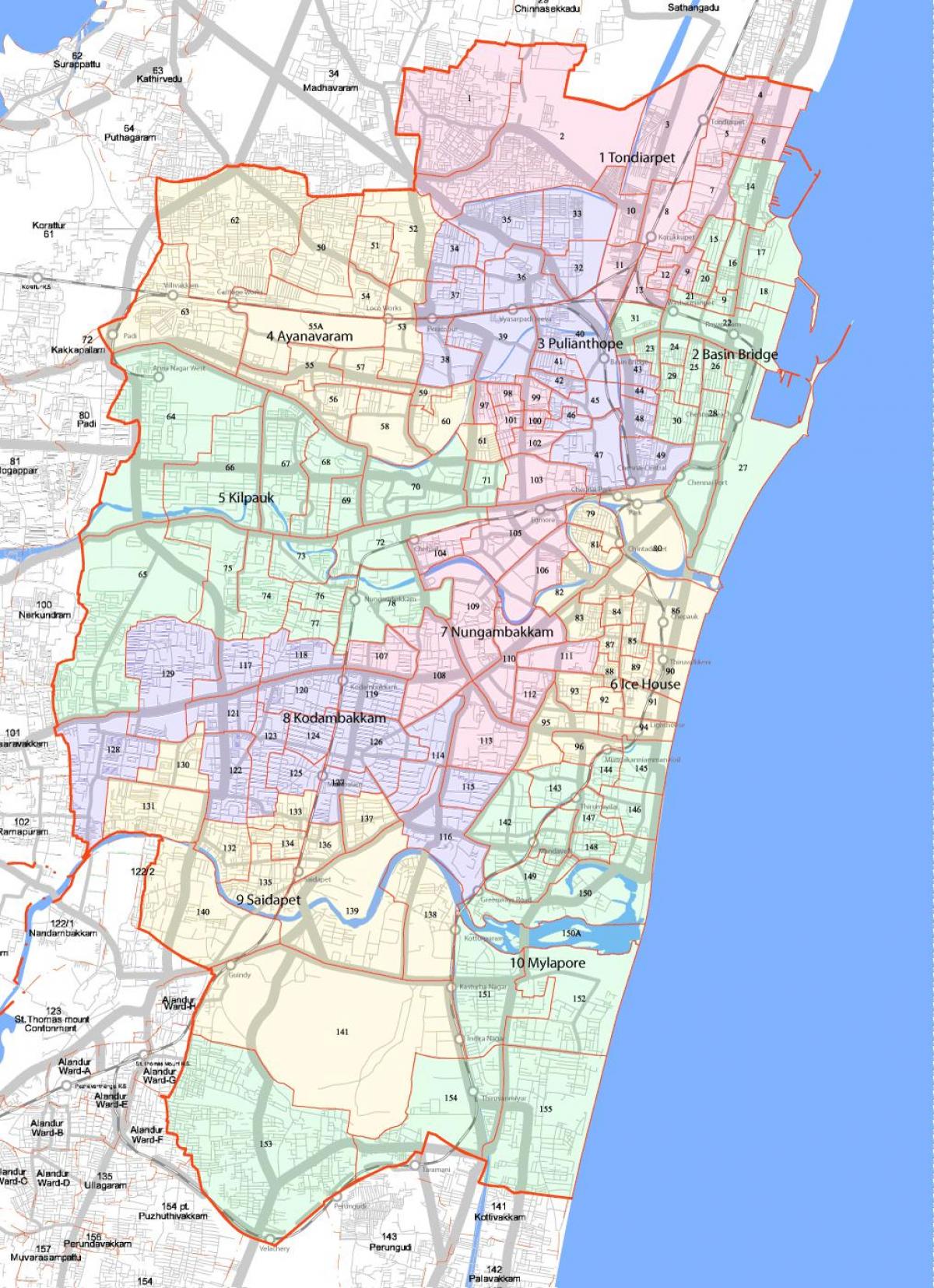 มากกว่า india. kgm แผนที่บริษัท