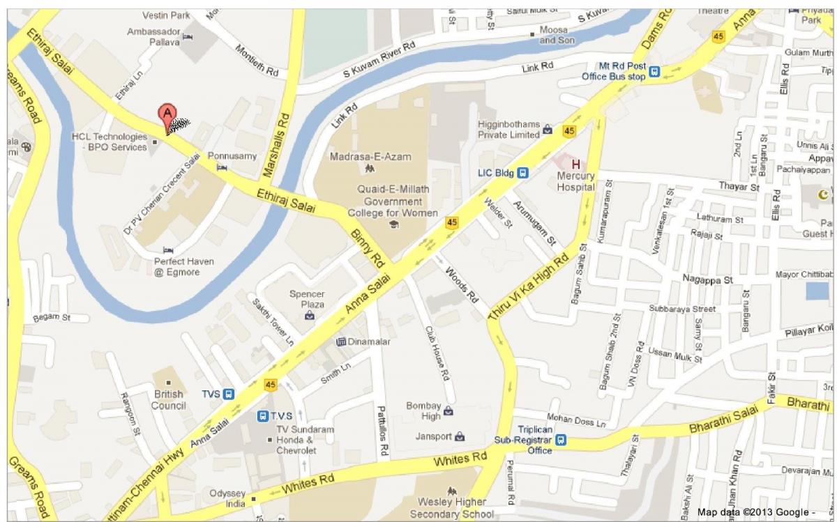 แอนนา Salai india. kgm แผนที่