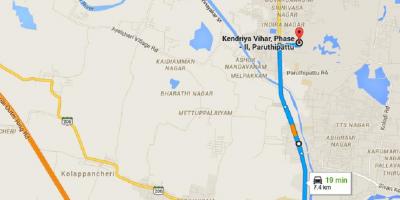 India. kgm Avadi แผนที่
