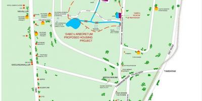 Velachery india. kgm แผนที่